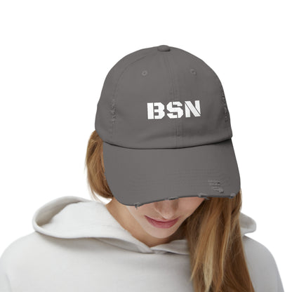 Nurse - Unisex Distressed Cap - BSN