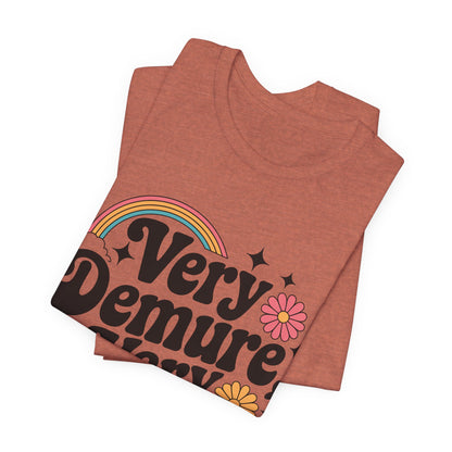 Very Demure, Very Mindful - Jersey Short Sleeve Tee