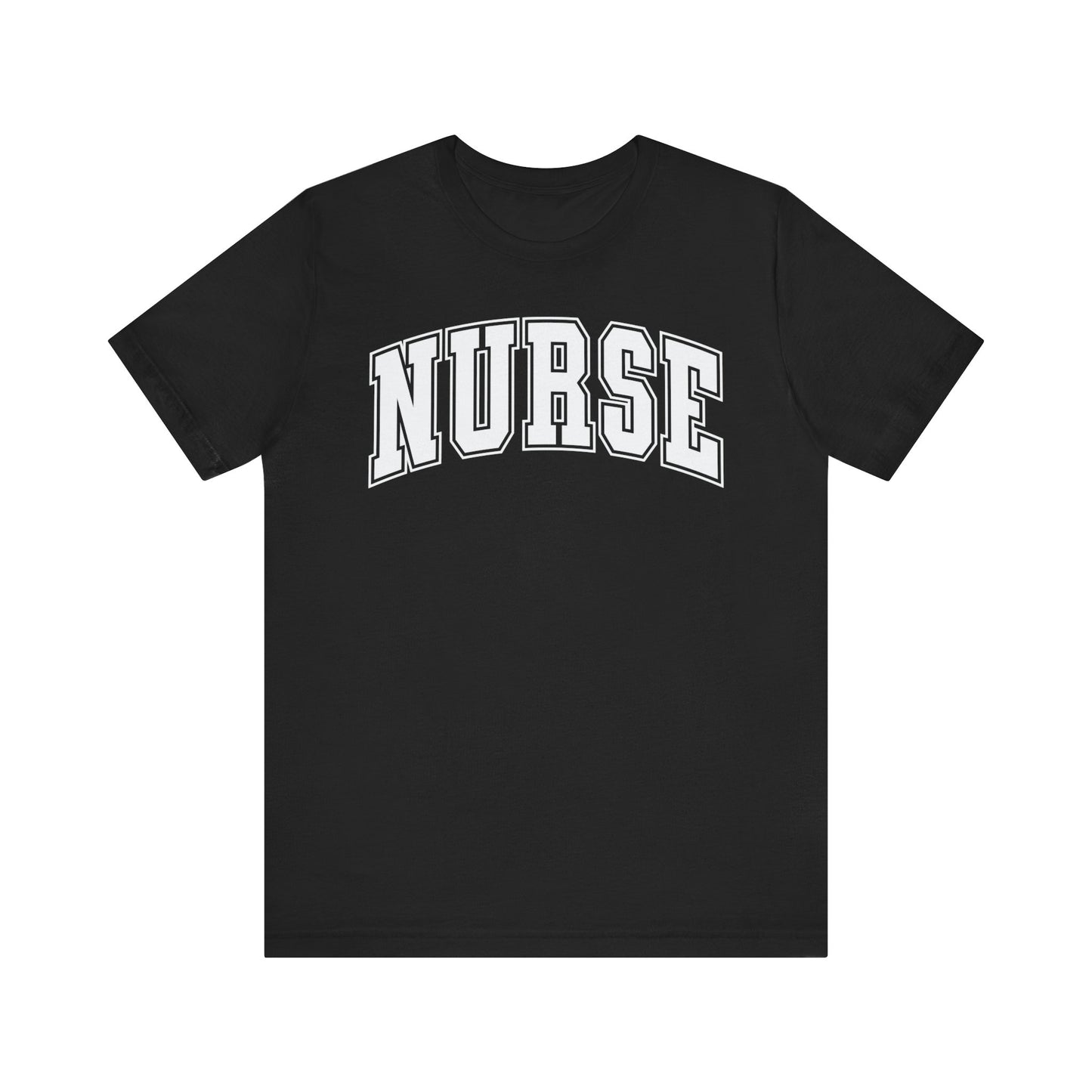 Collegiate "nurse" - Unisex Jersey Short Sleeve Tee - Nurse