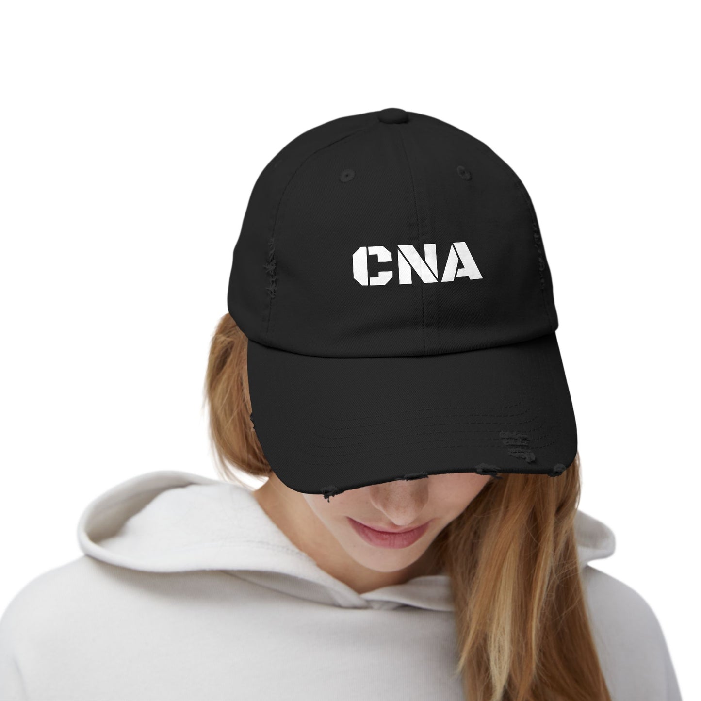 Nurse - Unisex Distressed Cap - CNA