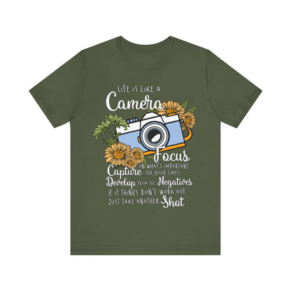 Life is like a Camera  - Jersey Short Sleeve Tee | 1