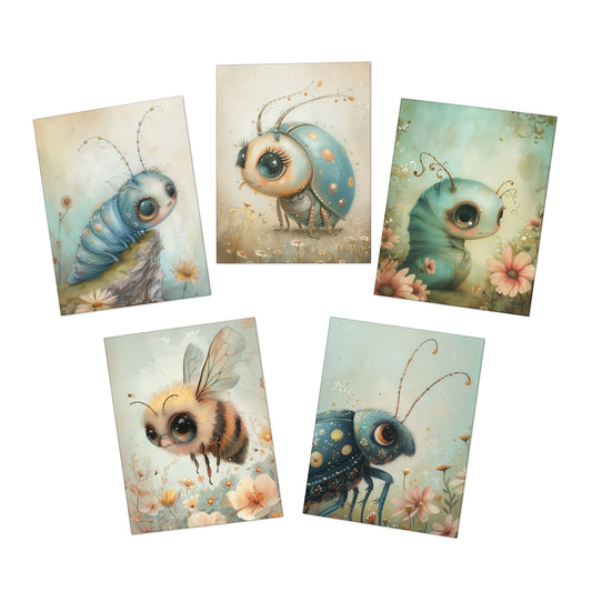 DP - Cute Bugs - Multi-Design Greeting Cards (5-Pack) | 4