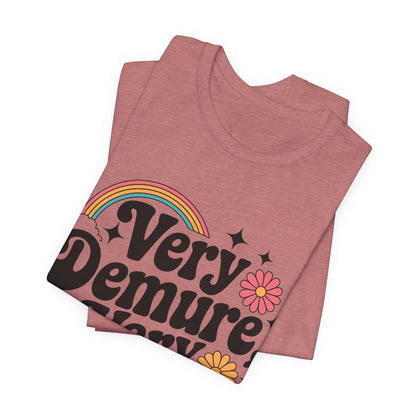 Very Demure, Very Mindful - Jersey Short Sleeve Tee