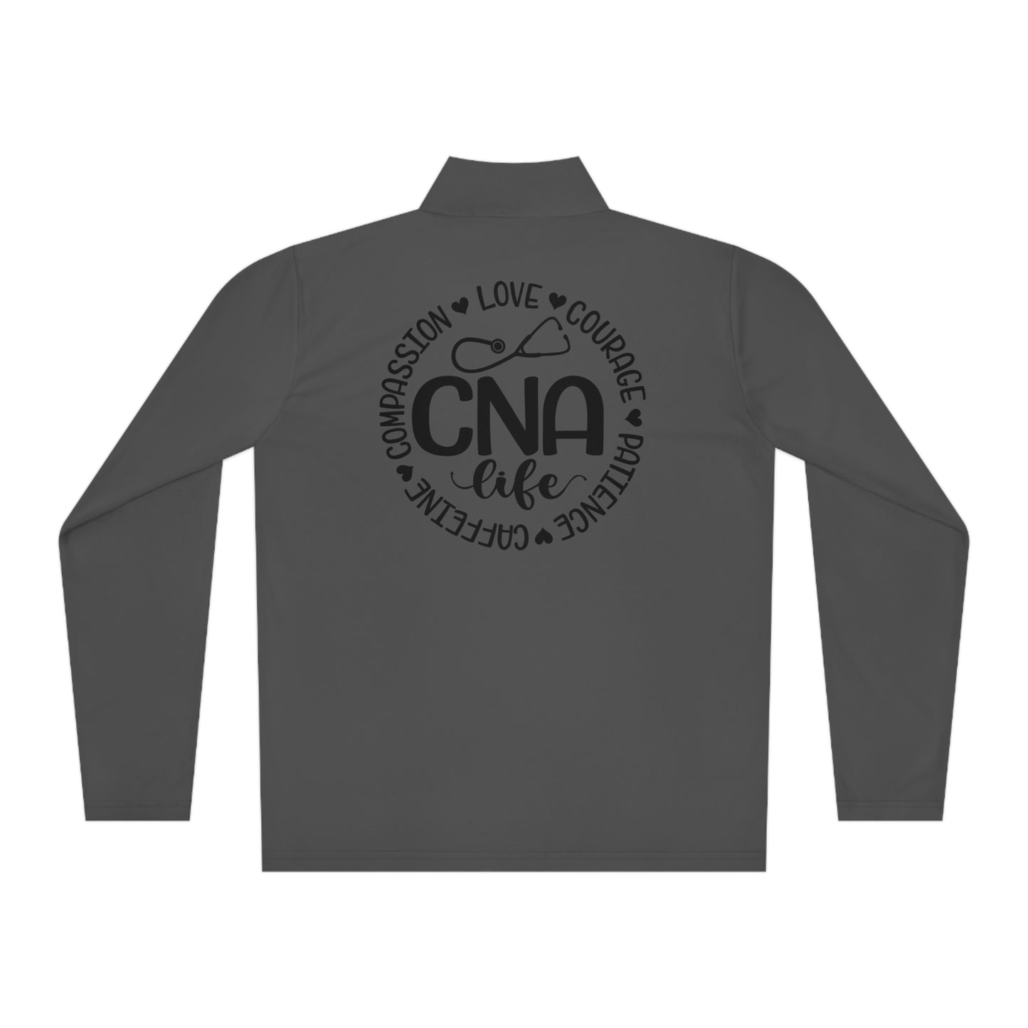 CNA - Unisex Quarter-Zip Pullover - Medical Staff