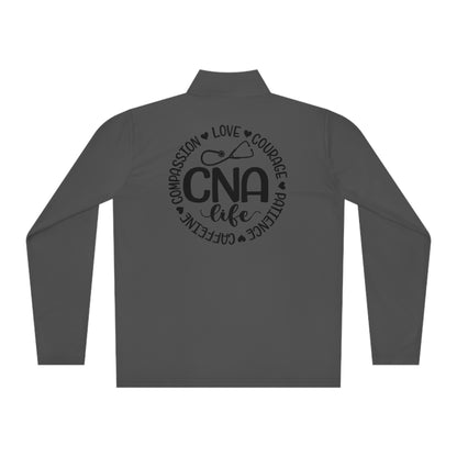 CNA - Unisex Quarter-Zip Pullover - Medical Staff