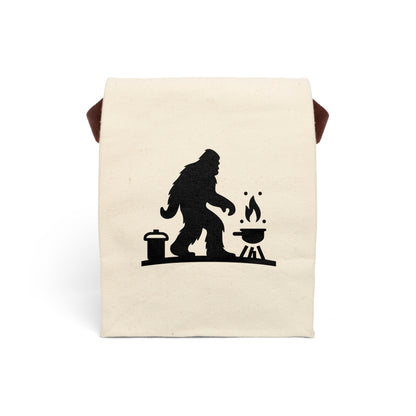 Canvas Lunch Bag With Strap - Sasquatch