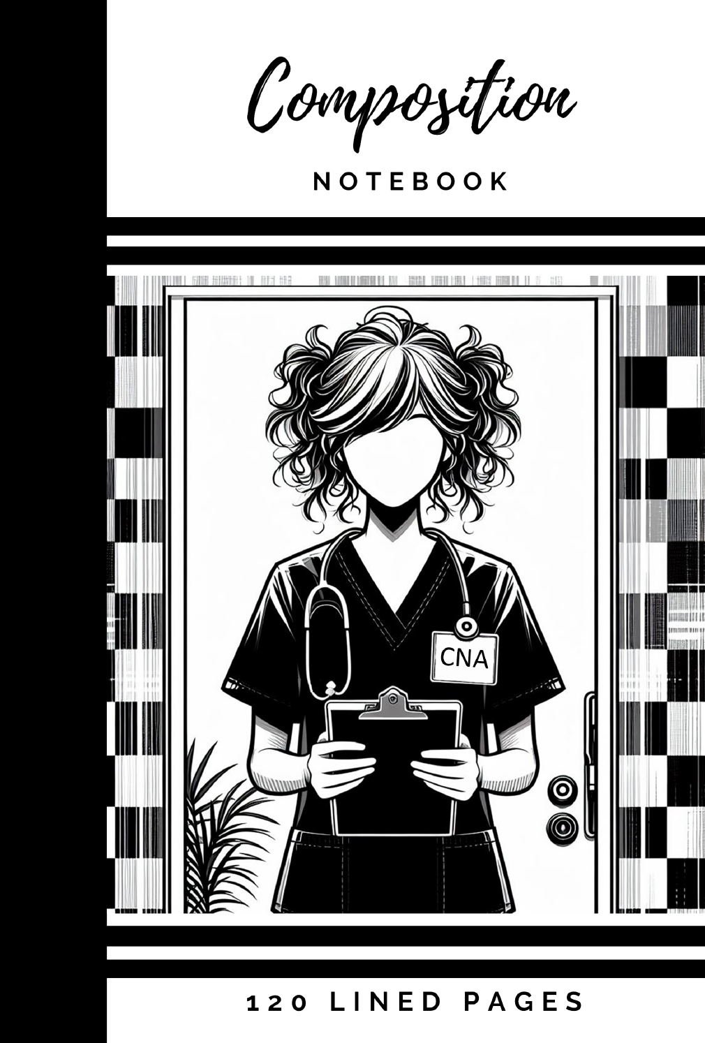 CNA Composition Notebook B&W 4 (6x9 inch)