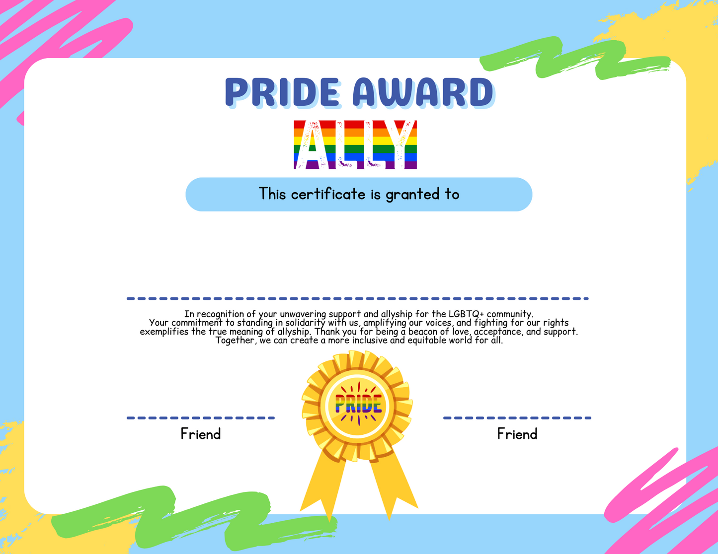 Pride Awards: Digital Download (free)