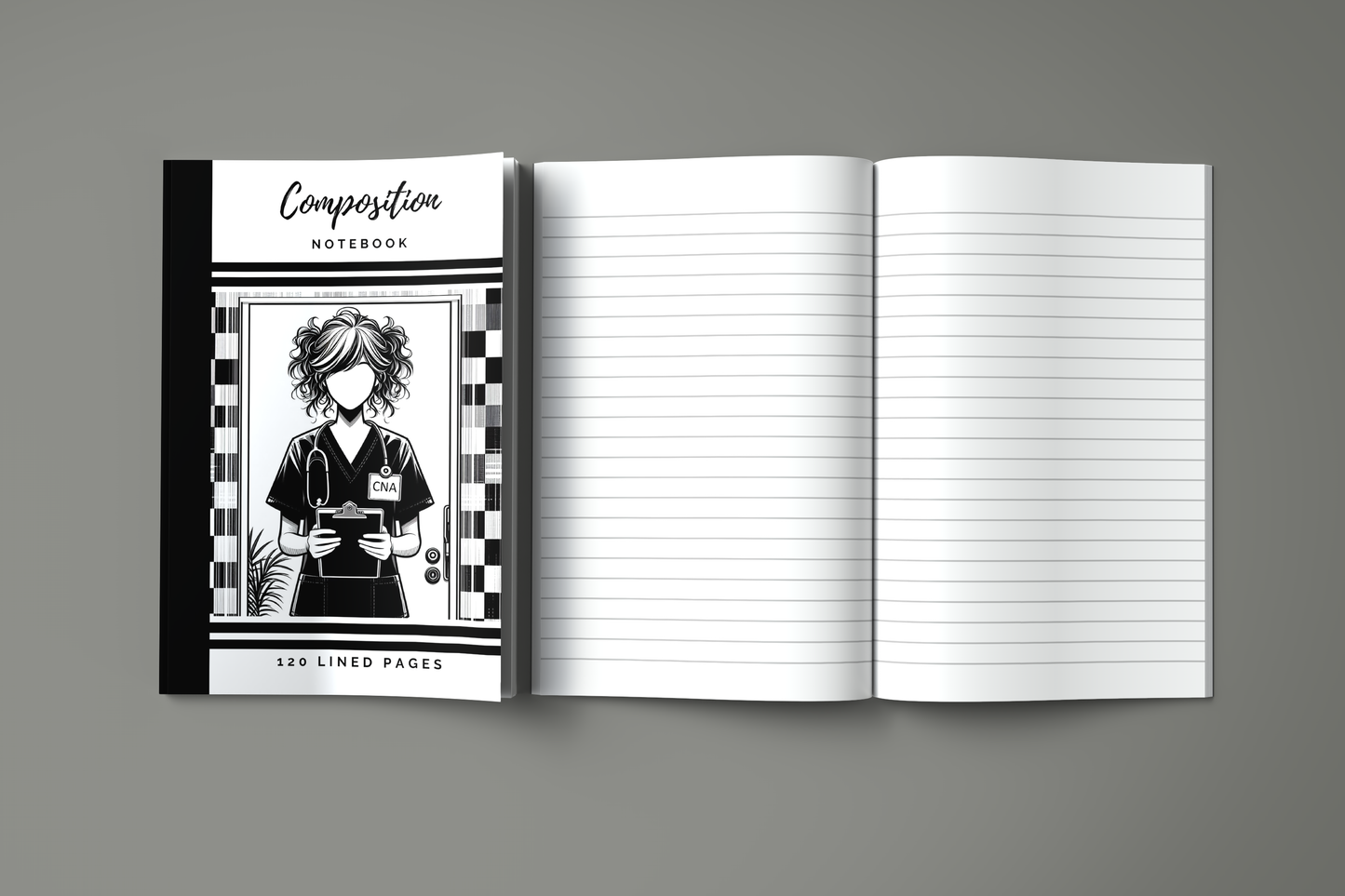 CNA Composition Notebook B&W 4 (6x9 inch)