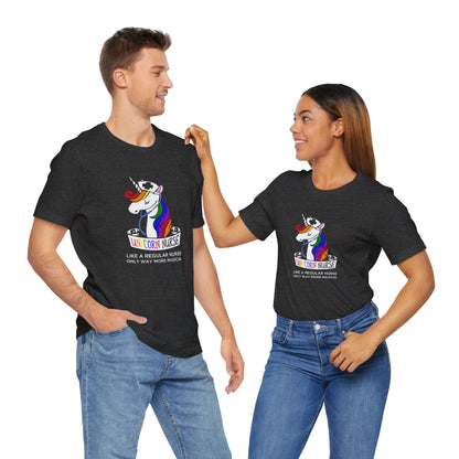 Unicorn Nurse - Unisex Jersey Short Sleeve Tee - Nurse