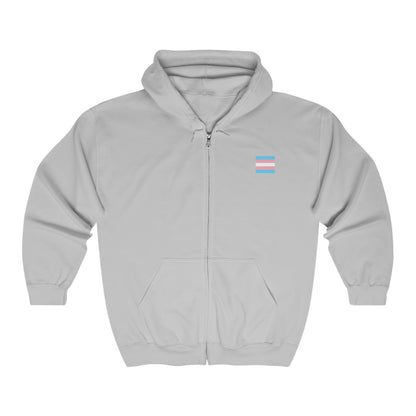 Trans -  Heavy Blend™ Full Zip Hooded Sweatshirt