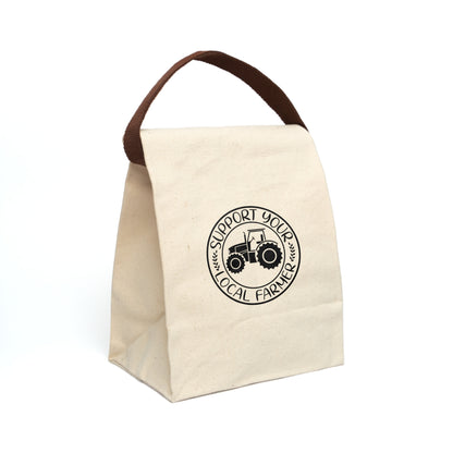 Canvas Lunch Bag With Strap - Local Farmer