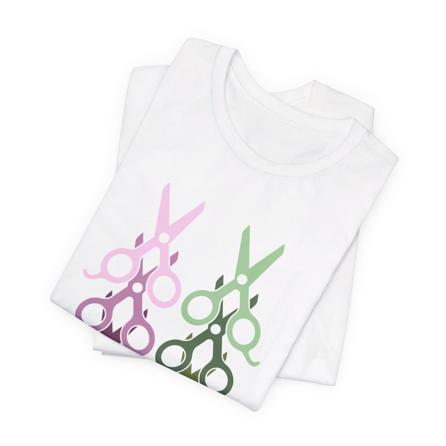 Colorful scissors - Unisex Jersey Short Sleeve Tee - Cosmetology