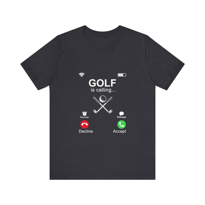 Golf is calling - Jersey Short Sleeve Tee | 3