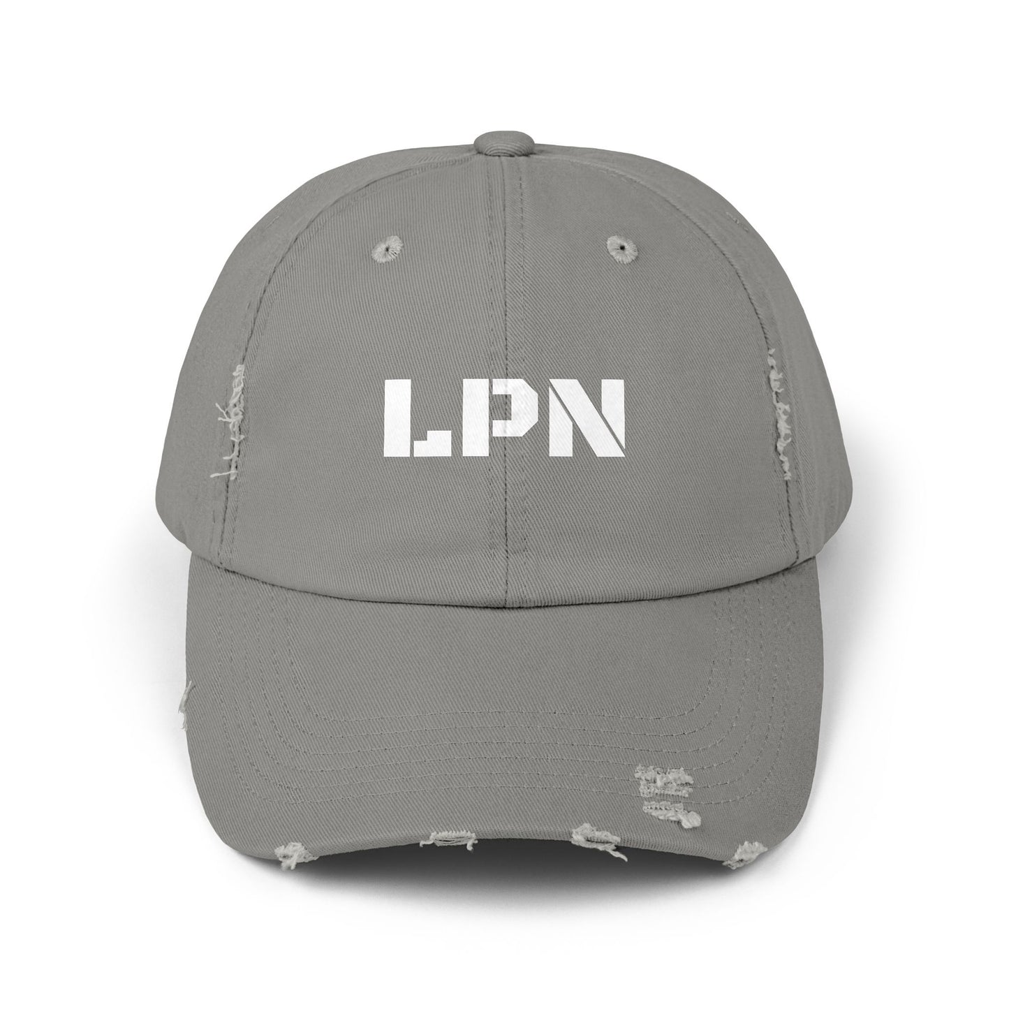 Nurse - Unisex Distressed Cap - LPN