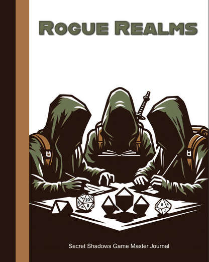 Rogue Realms: Secret Shadows Game Master Journal