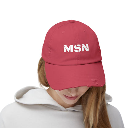 Nurse - Unisex Distressed Cap - MSN