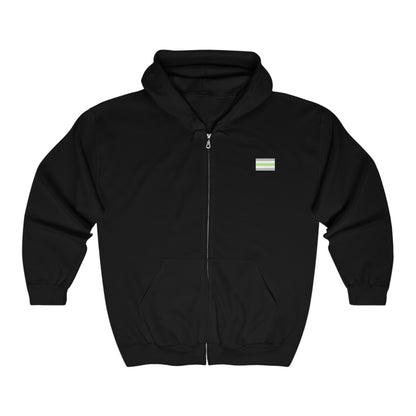 Agender -  Heavy Blend™ Full Zip Hooded Sweatshirt