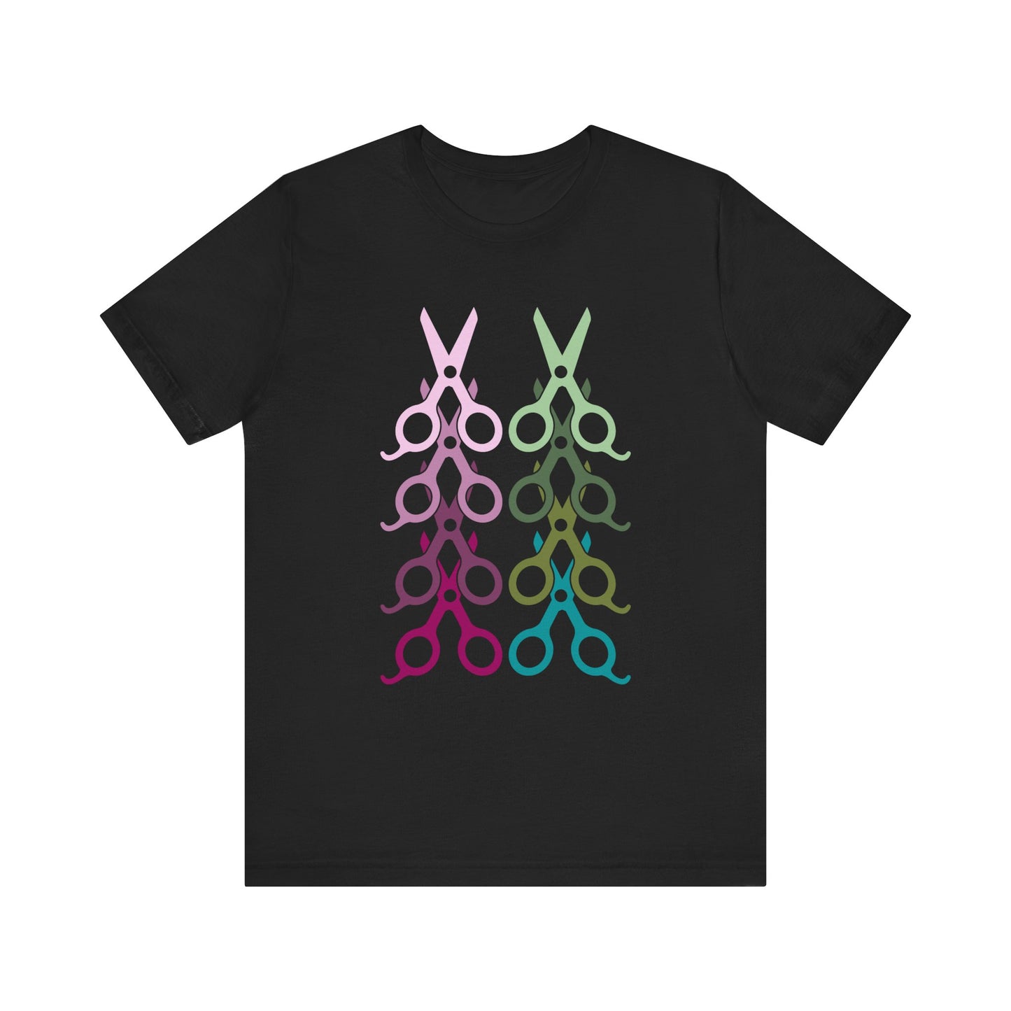 Colorful scissors - Unisex Jersey Short Sleeve Tee - Cosmetology