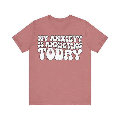 Funny Anxiety - Jersey Short Sleeve Tee | 2