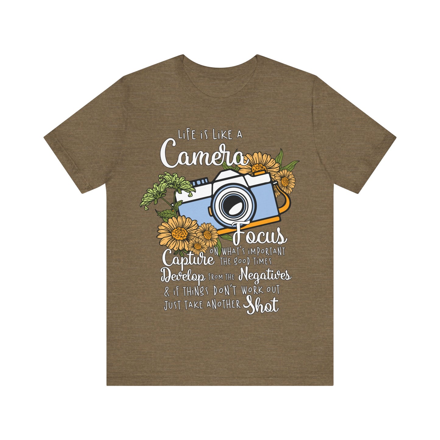 Life is like a Camera  - Jersey Short Sleeve Tee | 1