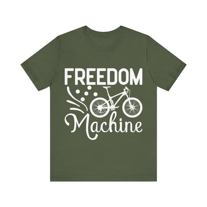 Unisex Jersey Short Sleeve Tee - Freedom machine (bike)