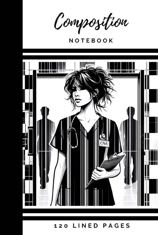 CNA Composition Notebook B&W 2 (6x9 inch)