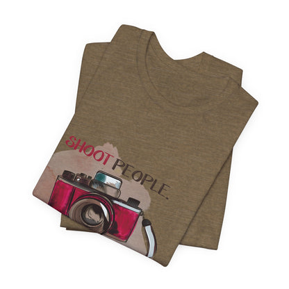 I shoot people - Camera Humor - Jersey Short Sleeve Tee | 1