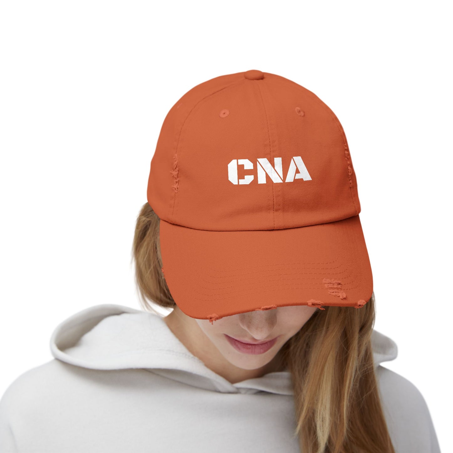 Nurse - Unisex Distressed Cap - CNA