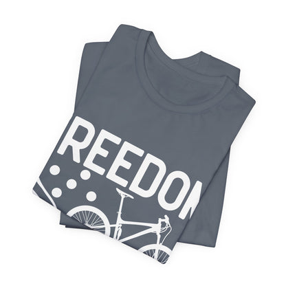 Unisex Jersey Short Sleeve Tee - Freedom machine (bike)