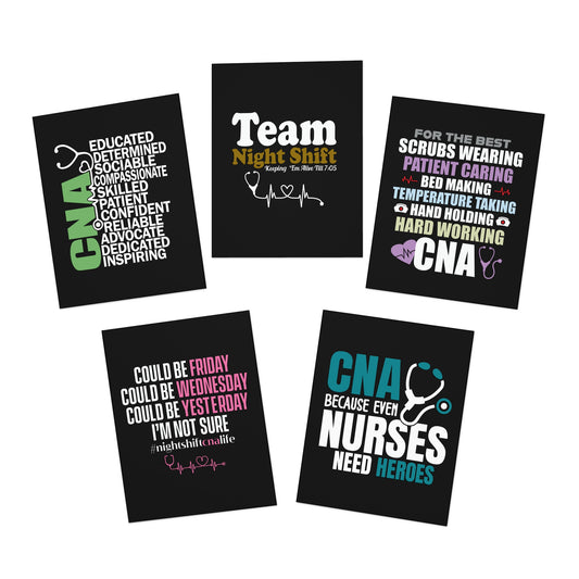 BB - CNA Appreciation - Multi-Design Greeting Cards (5-Pack) | 3