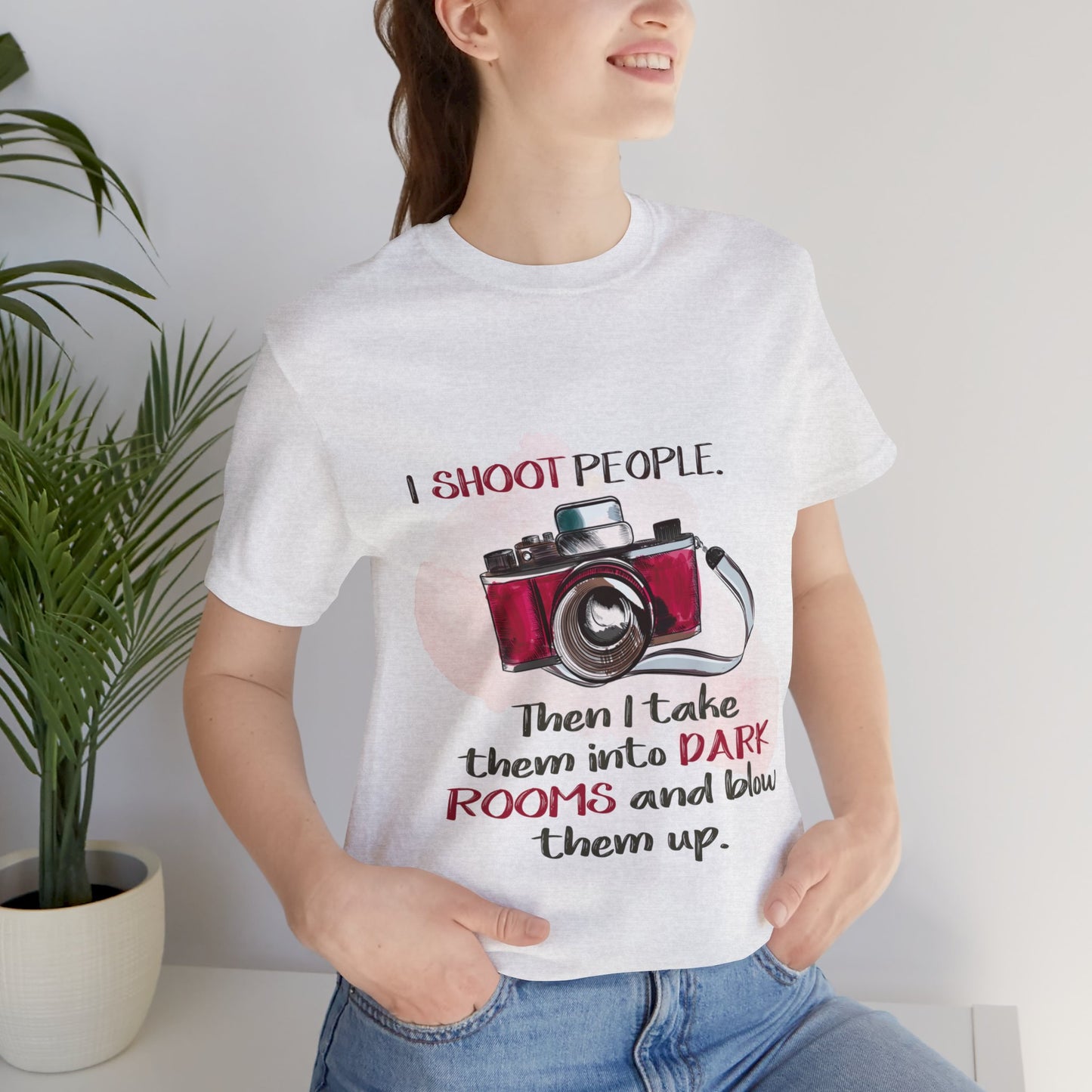 I shoot people - Camera Humor - Jersey Short Sleeve Tee | 1