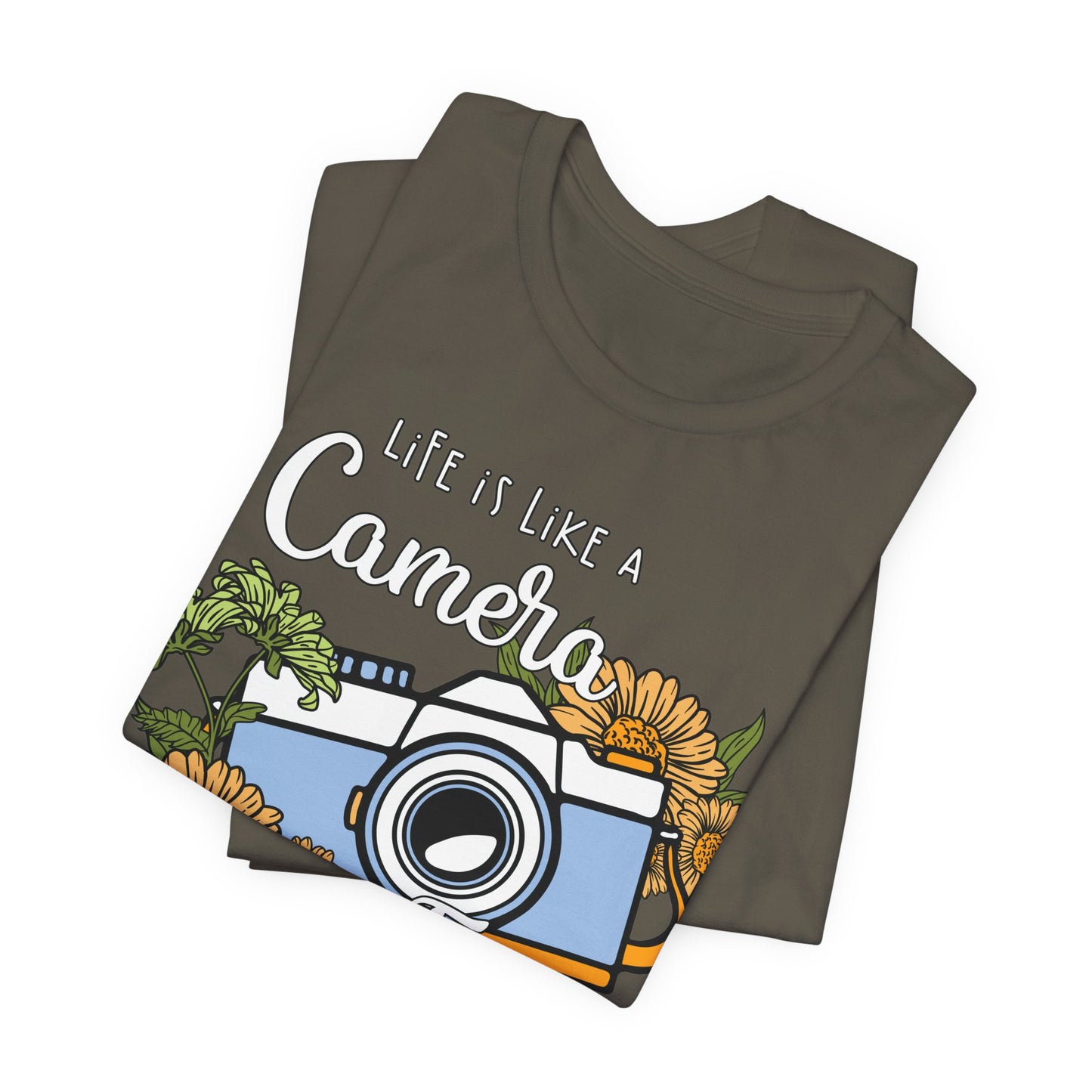 Life is like a Camera  - Jersey Short Sleeve Tee | 1