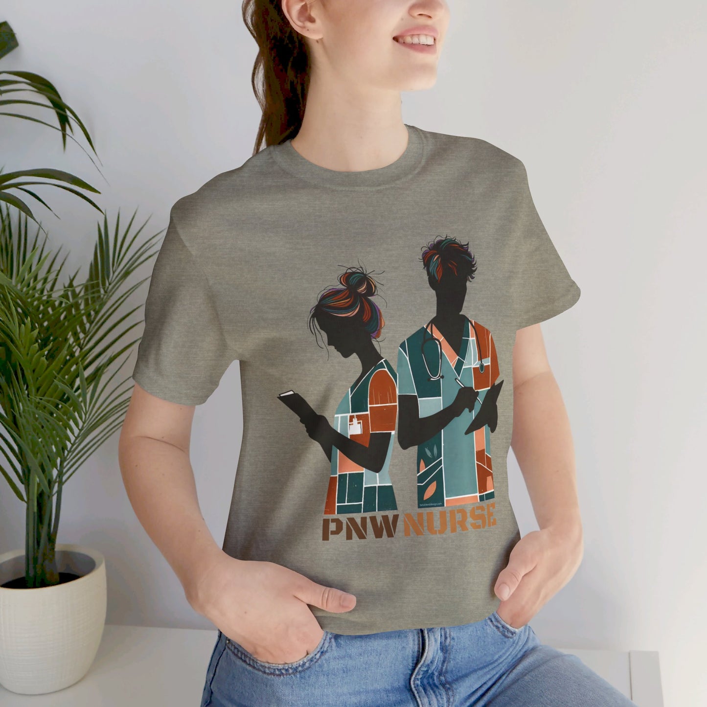 PNW Nurse - Unisex Jersey Short Sleeve Tee - Nurse