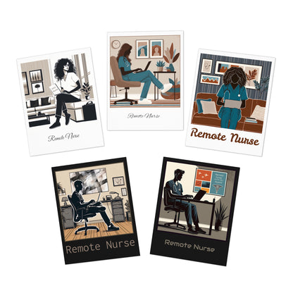 BB - Remote Nurse Appreciation - Multi-Design Greeting Cards (5-Pack) | 2