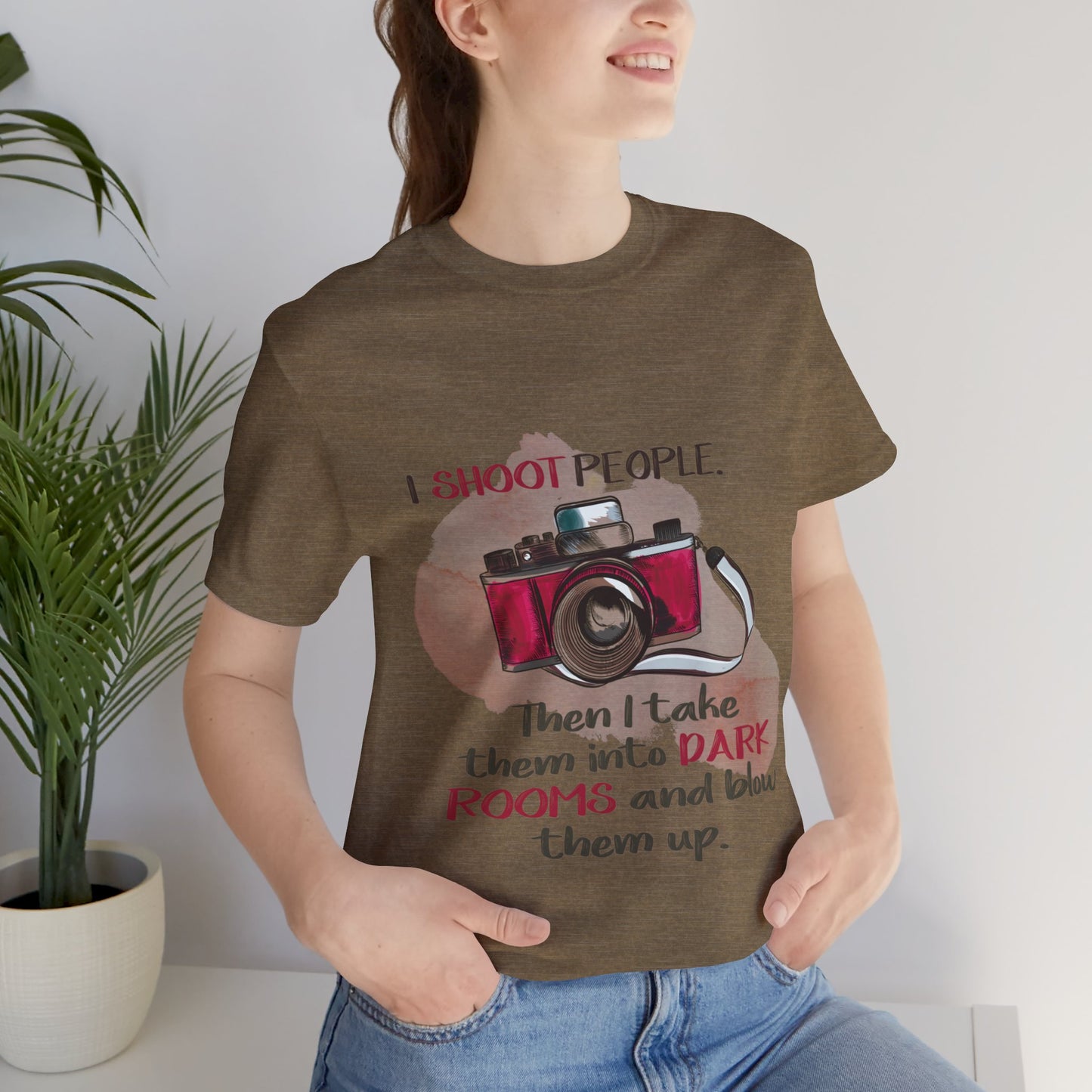 I shoot people - Camera Humor - Jersey Short Sleeve Tee | 1