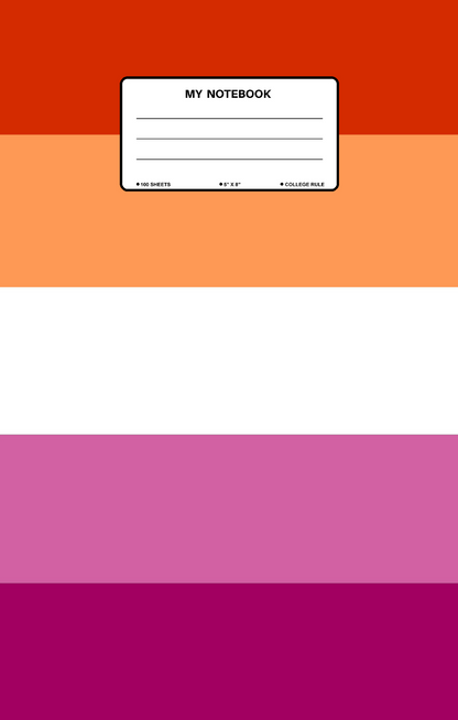 My Notebook - Pride (Lesbian)