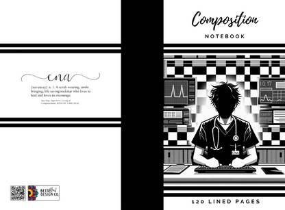 CNA Composition Notebook B&W 1 (6x9 inch)