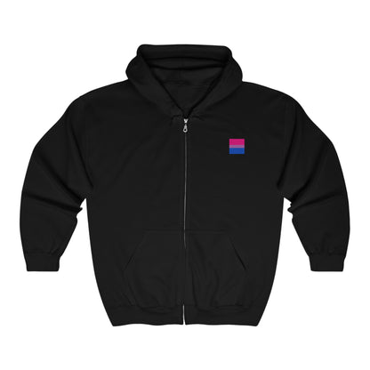 Bisexual -  Heavy Blend™ Full Zip Hooded Sweatshirt