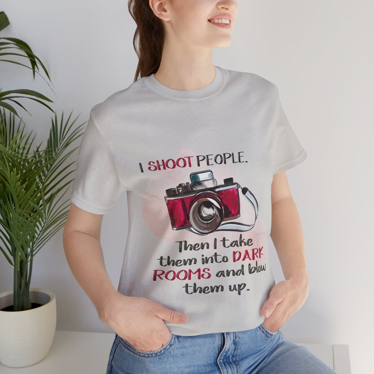 I shoot people - Camera Humor - Jersey Short Sleeve Tee | 1