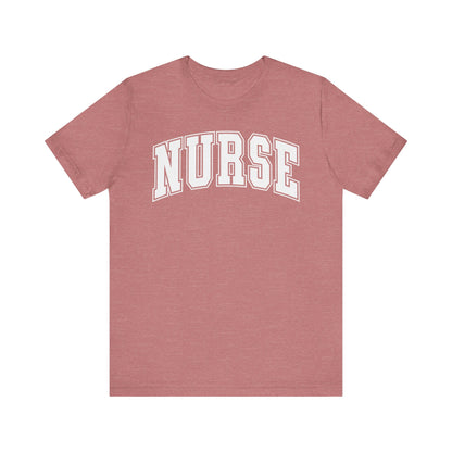 Collegiate "nurse" - Unisex Jersey Short Sleeve Tee - Nurse