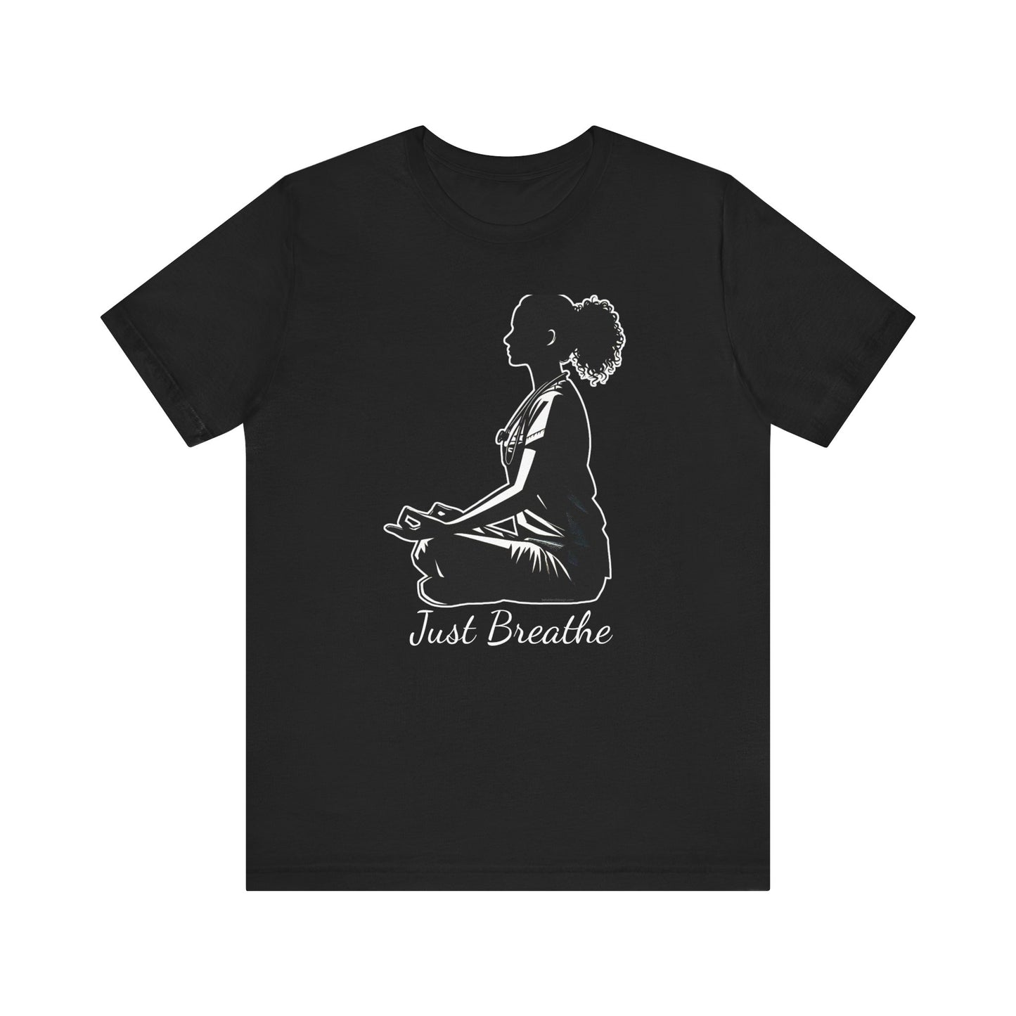 Just Breathe Nurse yoga pose 4 - Unisex Jersey Short Sleeve Tee