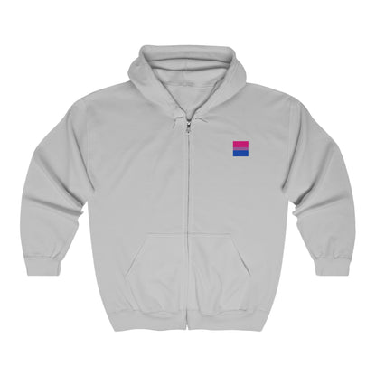 Bisexual -  Heavy Blend™ Full Zip Hooded Sweatshirt