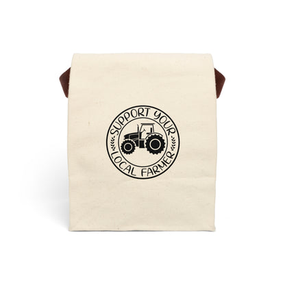 Canvas Lunch Bag With Strap - Local Farmer