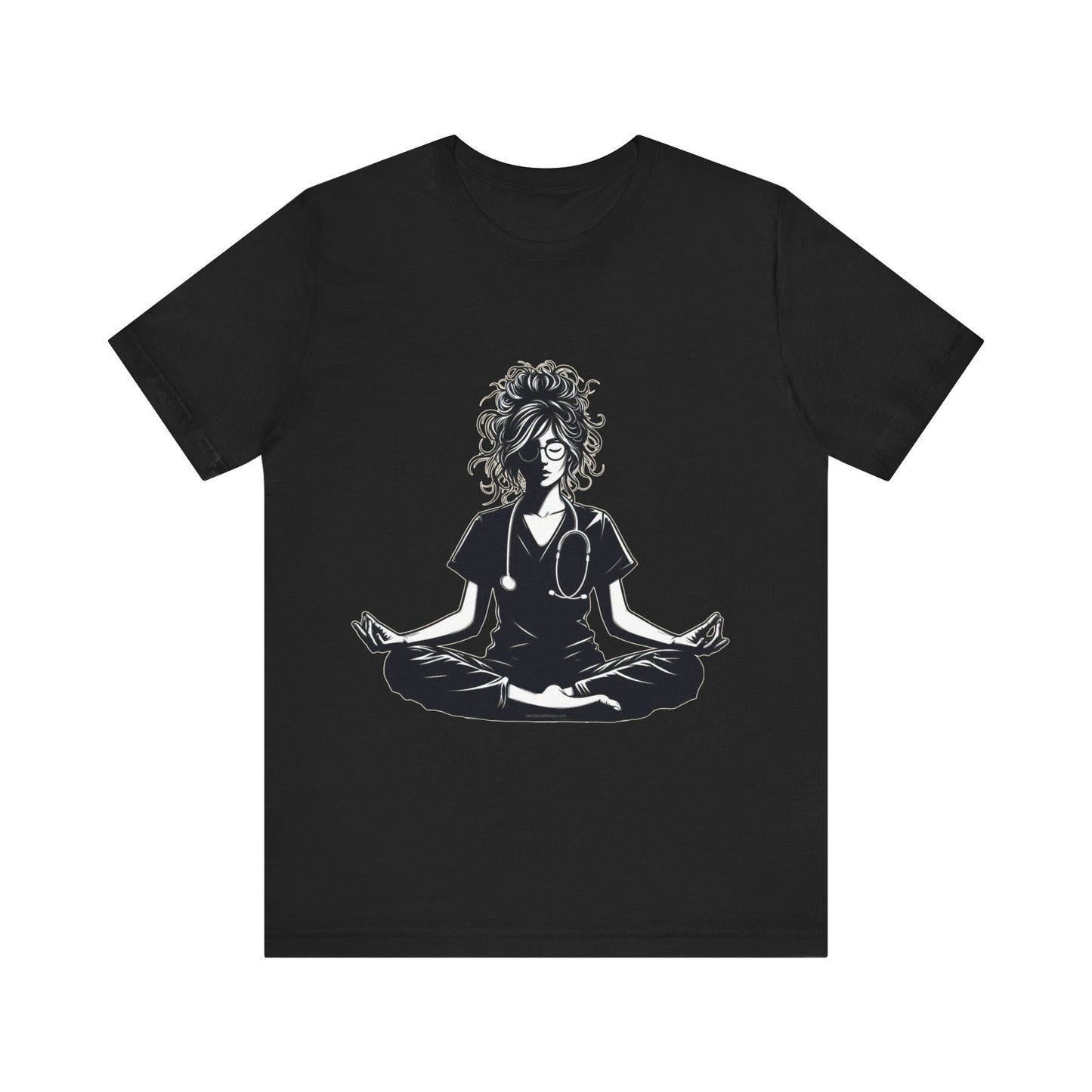 Nurse yoga pose - Unisex Jersey Short Sleeve Tee