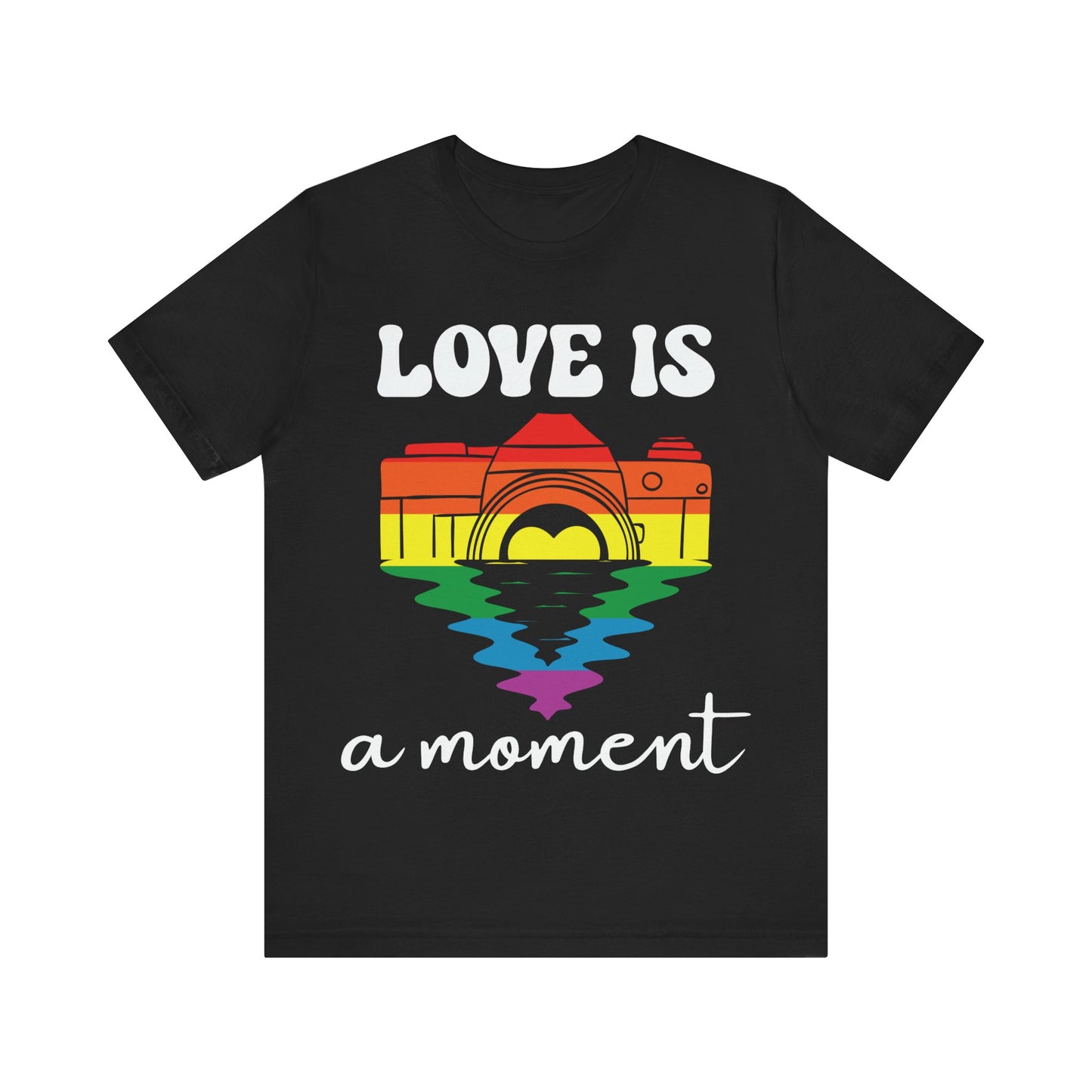 Love is a moment - Jersey Short Sleeve Tee