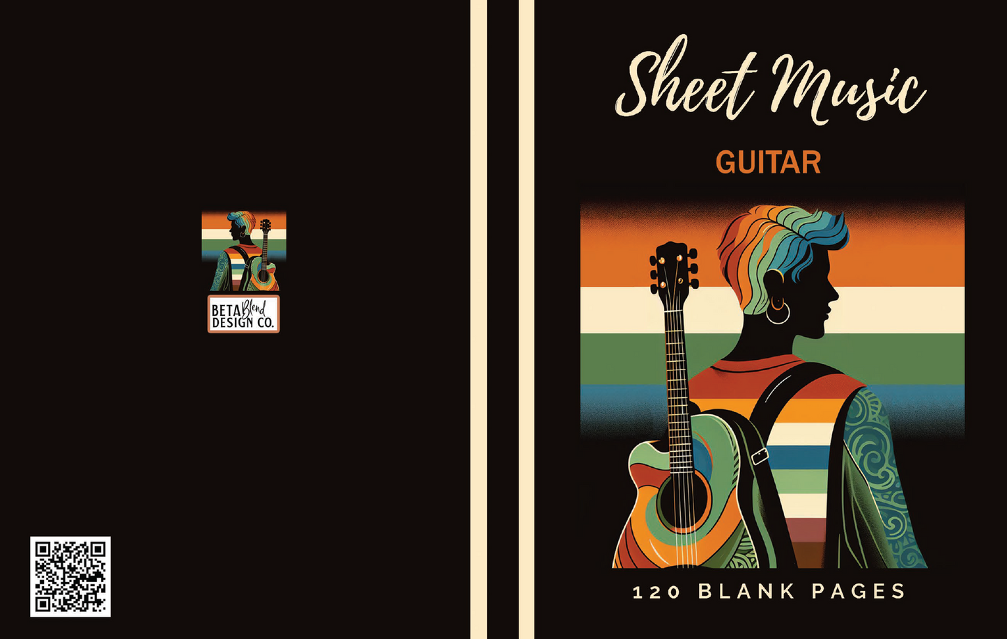 Sheet Music Notebook: Guitar