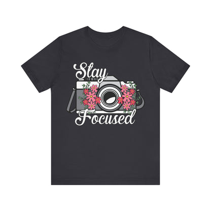 Stay focused - Camera  - Jersey Short Sleeve Tee | 4