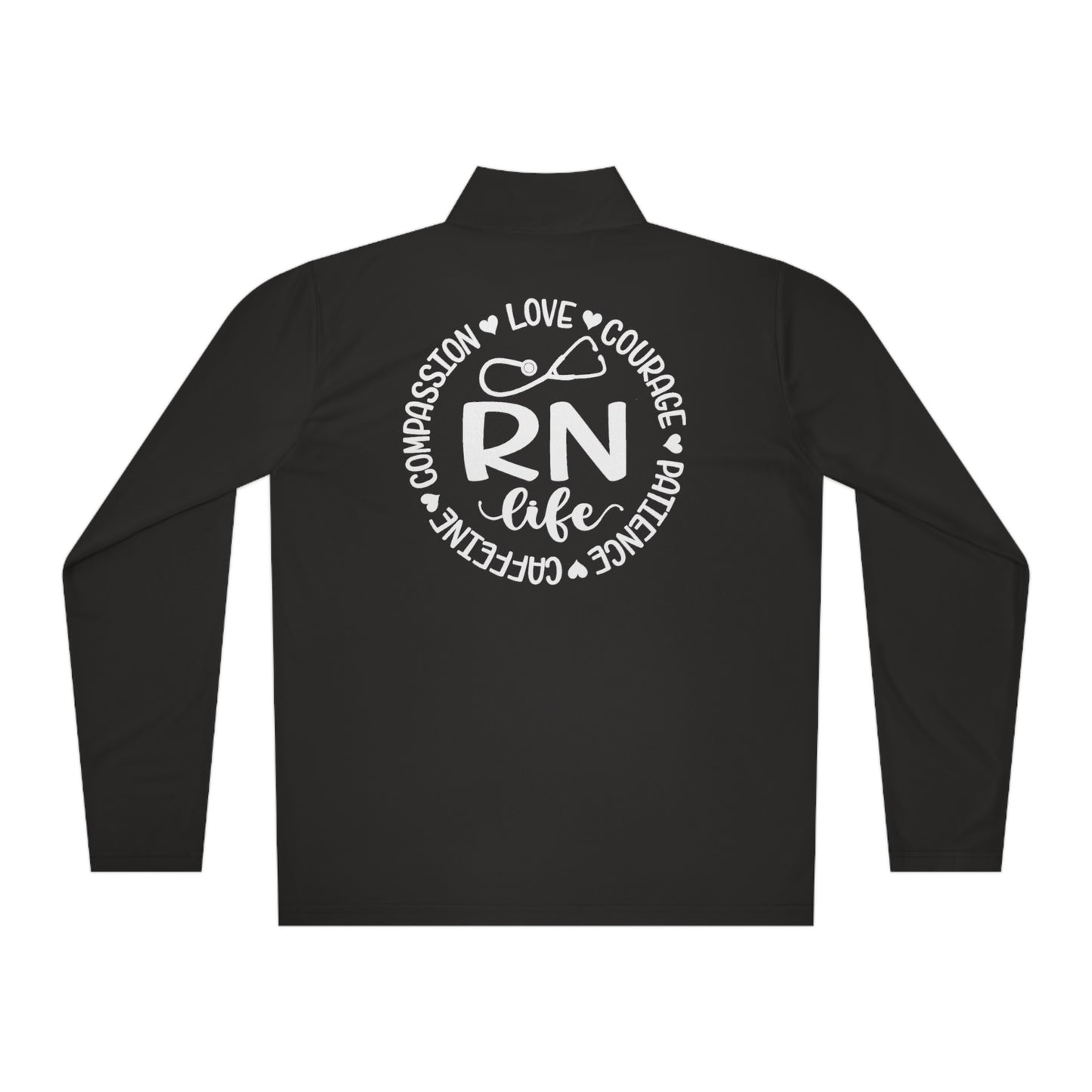 RN - Unisex Quarter-Zip Pullover - Nurse