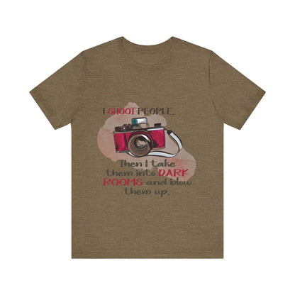 I shoot people - Camera Humor - Jersey Short Sleeve Tee | 1